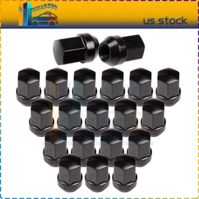 20 Pcs of 9/16 Length 38MM Black Lug Nuts Fits 2007 2008 2009 Chrysler Aspen Foto 1 de 4