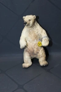 Schleich Orso Polare Statuetta Bianca Animale 1993 Ritirato Nuovo Spedizione Gratuita - Foto 1 di 9