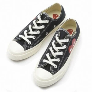 Converse Comme des Garçons baskets basses noires Chuck 70 play Taille 39 (9) - Imagen 1 de 5