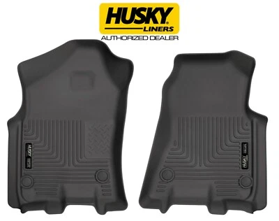 HUSKY 13741 WeatherBeater Front Floor Mats for 19-24 Dodge Ram 1500 Crew Quad - Image 1 of 4
