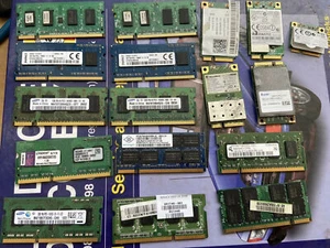 Lote de trabajos de memoria para computadora portátil 512, 1 GB, 2 GB, 4 GB, 8 GB WIFI tarjeta drr3 Pc3 Pc2 Pc3l Pc4200 - Imagen 1 de 4