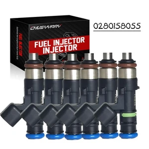 Juego de 6 inyectores de combustible nuevos para Ford Mustang 2005-2009 4,0 L 0280158055 - Imagen 1 de 11