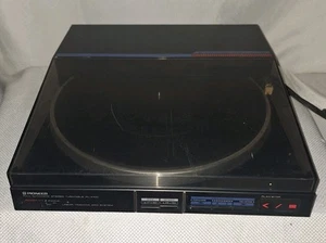 Pioneer PLX-100 Black Vinyl Turntable For Parts - Picture 1 of 6