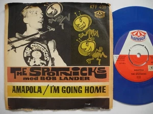 SPOTNICKS Amapola / I'm Going Home 45 7" single 1963 Sweden blue VG(+) - Picture 1 of 2