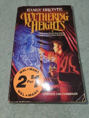 Aerie Novel Wuthering Heights By Emily Bronte Paperback Book-RARE- Foto 1 de 4