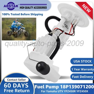 CONJUNTO DE BOMBA DE COMBUSTÍVEL 18P139071200 Para YAMAHA 2009-2024 YFZ450 YFZ450R YFZ450X NOVO - Imagem 1 de 4