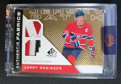 2007-08 SP Game Used Authentic Fabrics Patches #AFLR Larry Robinson 43/50 - Image 1 of 2