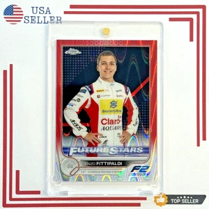 2022 Topps Chrome Formula 1 #95 ENZO FITTIPALDI Red RayWave Refractor /5 Rookie - Picture 1 of 2