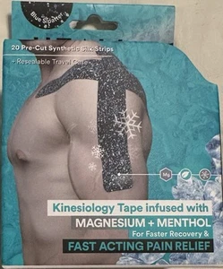Cinta de Kinesiología Heali con Magnesio y Mentol 20 Piezas Tiras Precortadas Cinta K... - Imagen 1 de 11