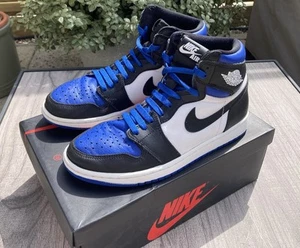 Nike Air Jordan 1 Retro OG High Royal Toe -UK7 Used - Picture 1 of 24