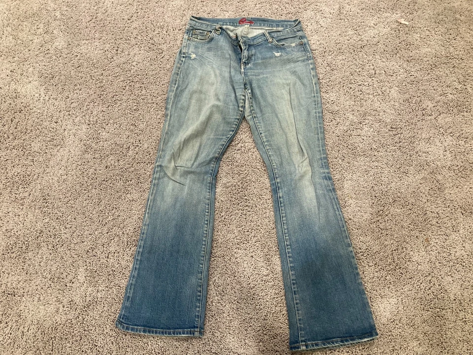 BLUE CULT Women’s Jeans Low Rise Boot Cut  SIZE 30 Made in USA - Image 1 of 4