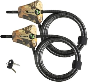 Master Lock Python Trail Camera Adjustable Camouflage Cable 2 Pack, Brown  - Bild 1 von 2