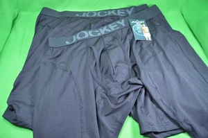Jockey Athletic Quad Shorts Large, 2 Stück, Rapidcool, schwarz, Mikrofaser Stretch, neu mit Etikett - Bild 1 von 4