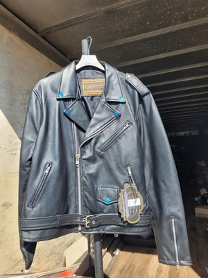 Jaqueta de couro masculina Daniel Smart 2XL - Imagem 1 de 3