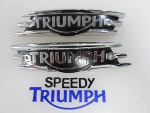 Triumph Bonneville T120 Tankabzeichen T2402677 T2402676 - Bild 1 von 4