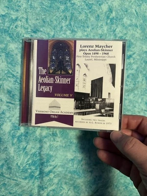 aeolian skinner legacy volume V 5 (CD) Lorenz Maycher ~ Used Foto 1 de 4