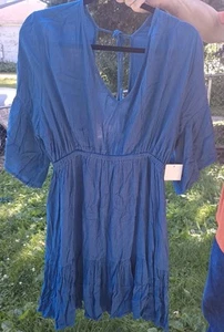 Raisins Curve Damen-Badeanzugkleid neu mit Etikett Größe 1X lila blau Strand - Bild 1 von 15