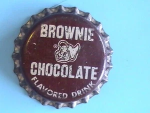 BOTTLE CAP UNUSED BROWNIE CHOCOLATE FLAVORED DRINK MILK PRODUCT CORK DAMAGED - Picture 1 of 3