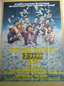 Têtes vides cherchent coffre plein affiche movie poster cinema 120x160cm - Afbeelding 1 van 10