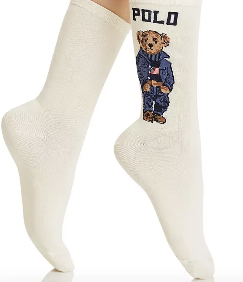 Polo Ralph Lauren Size 9-11 Dress Cotton Blend Socks - Navy/Royal