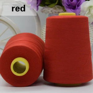 8000 Yard Overlocker Sewing Thread Embroidery Machine Line Quilting Single White - Picture 1 of 21