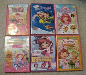 Set of 6 Strawberry Shortcake Children DVD'S - Picture 1 of 2