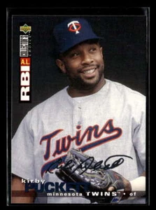 1995 UD Collector's Choice Kirby Puckett Silver Signature #77 Twins Y7692 - Picture 1 of 2