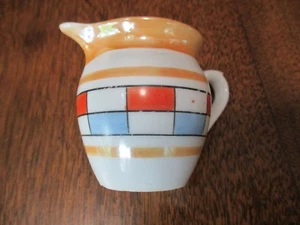 ANTIQUE CZECHOSLOVAKIA 3" HI 1920's "UNION K" PORCELAIN CHINA LUSTERWARE CREAMER - Picture 1 of 10
