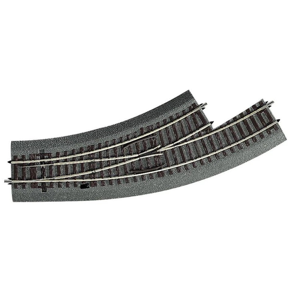 Roco Bogenweiche links BWl2/3 R2 358mm, Handantrieb, Bettung - Bild 1 von 1