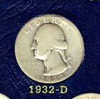 1932-D Washington Quarter UNITED STATES - special combined shipping - see descri