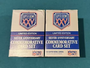 1990 Pro Set Silver Anniversary Commemorative Super Bowl XXV complete set!! - Picture 1 of 1