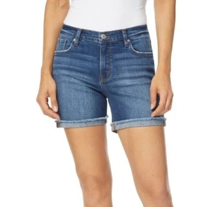 Kensie Rolled Hem Jean Shorts Size 4/27 - Picture 1 of 7