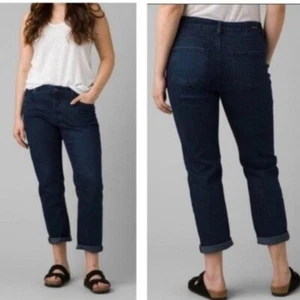 NEW Prana Women's Buxton Jean in Deep Blue size 2/ 26 - Picture 1 of 9