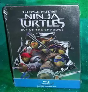 NEW TEENAGE MUTANT NINJA TURTLES OUT OF THE SHADOWS STEELBOOK BLU RAY MEXICO - Picture 1 of 3