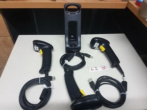 Lot of 3 CipherLab 1500 Series - USB BLACK SCANNER  with 1 docking station - Picture 1 of 1