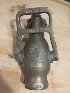Vintage Akron WW2 Ship Solid Brass 1-1/2" Fog Nozzle For Gasoline Fire Fighting - Picture 1 of 15