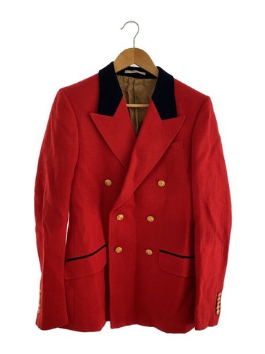 GUCCI GIACCA SARTORIALE 44 LANA ROSSO