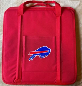 Buffalo Bills Football rot & weiß klappbarer Stadionsitz Bleicher Stuhlbezug - Bild 1 von 3