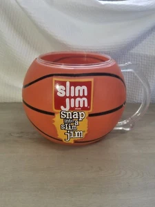 Slim Jim Large Plastic NBA Basketball Store Display Cup Mug Bowl EUC - Picture 1 of 11