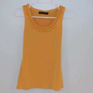 The Limited Damen Tank Top. Gr. XS. Gelbgold. Weiches Design um den Hals. - Bild 1 von 3