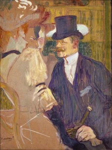 Henri de Toulouse-Lautrec - The Englishman at the Moulin Rouge (1892) - Picture 1 of 1
