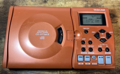 TASCAM Portable CD Guitar Trainer CD-GT1 MKII Orange - Works, Read Description - Image 1 of 4