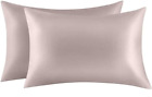 100% Mulberry Silk Pillowcases Set of 2 for Hair and Skin and Super Soft and Bre