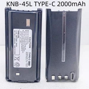 Replacement Battery KNB-45L with Type C Charger Port for Kenwood NX340 TK3207G - Zdjęcie 1 z 4