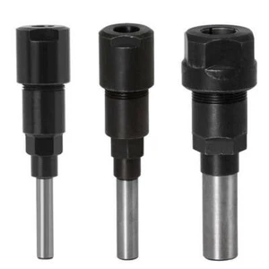 For 1/2" 1/4" 8mm Shank Router-Collet/Extension Rod Router/Bit Adapter-Extender - Picture 1 of 15