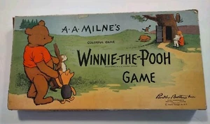 Raro gioco da tavolo vintage 1933 Parker Brothers Winnie The Pooh - Foto 1 di 15