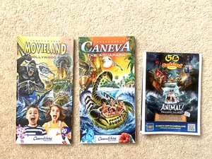Theme Park Map Bundle - 3 Maps Gardaland Movieland Caneva - Lake Garda Themepark - Picture 1 of 1