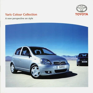 Toyota Yaris Colour Collection 2005 UK Market Sales Brochure 1.0 1.3 - Picture 1 of 1
