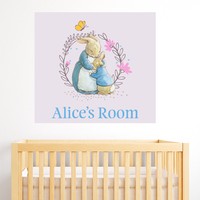 Official Peter Rabbit Josephine and Peter Rabbit Personalised Wall Sticker Mural