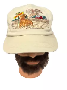 Cappello Berretto Vintage Dekalb Snapback Nero Agricoltura Semi Ricamato FAGIANI CACCIA - Foto 1 di 5